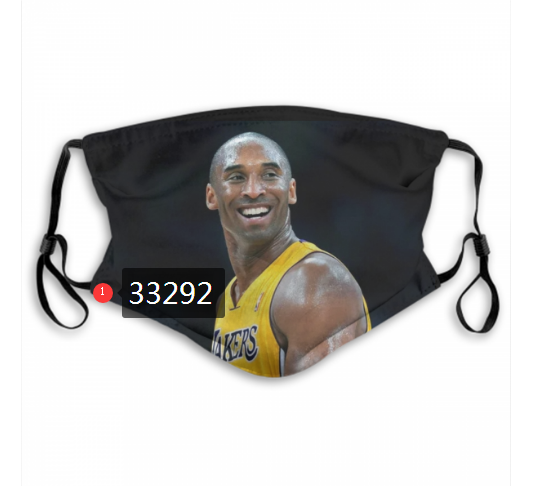 2021 NBA Los Angeles Lakers #24 kobe bryant 33292 Dust mask with filter